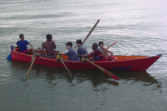 Scouts rowing