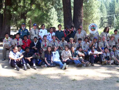 First Trinidad Sea Scouts at a jamboree