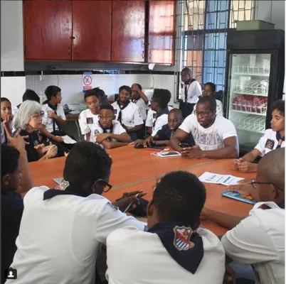 Sea Scouts meeting at St. Mary's College
